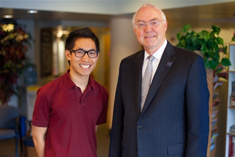 Steven Delacruz with Marc Johnson